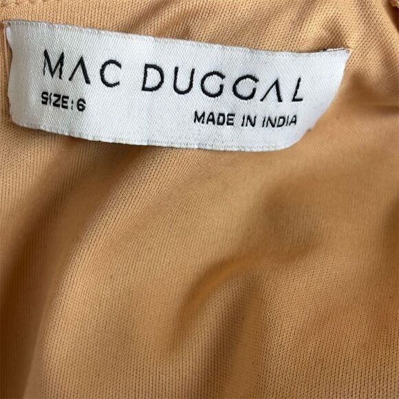 Mac Duggal Women's Size 6 Rainbow Sequin Cocktail Dress Long Sleeve - Picture 10 of 10